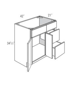 Amesbury Ivory Recessed - V3621FD-L
