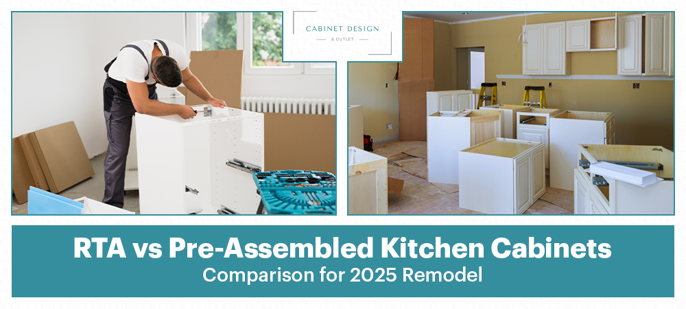 RTA vs Pre-Assembled Kitchen Cabinets Comparison for 2025 Remodel