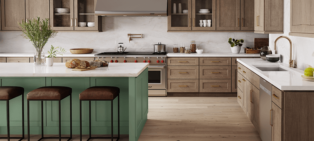 Two-Tone Kitchens, Done Subtly